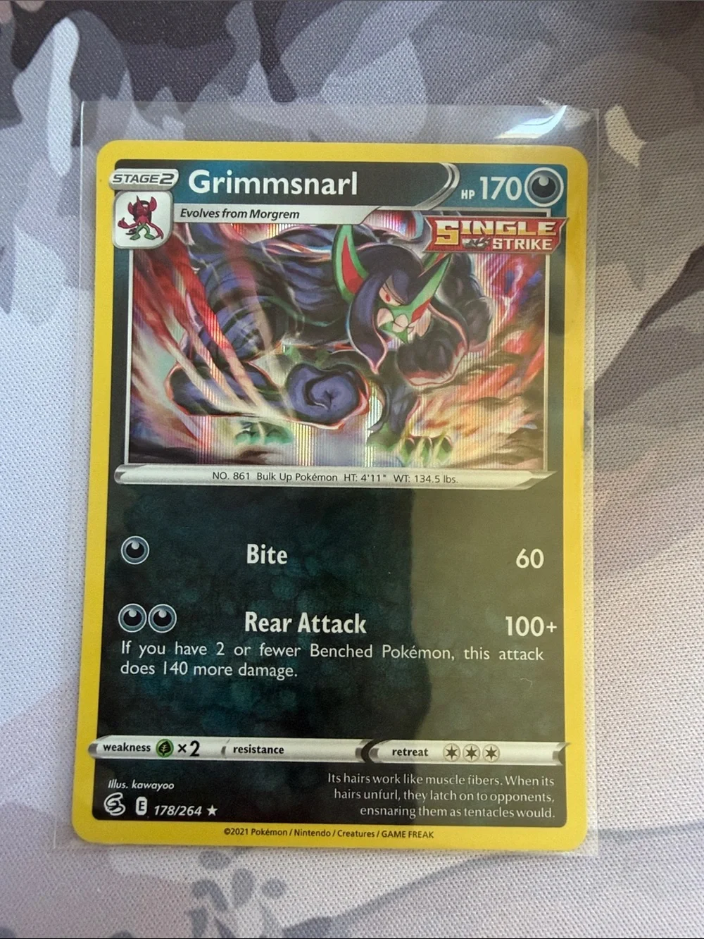 Morgrem & Grimmsnarl Evolution Pokémon Card Lot | 3 Cards ✨5/$25✨